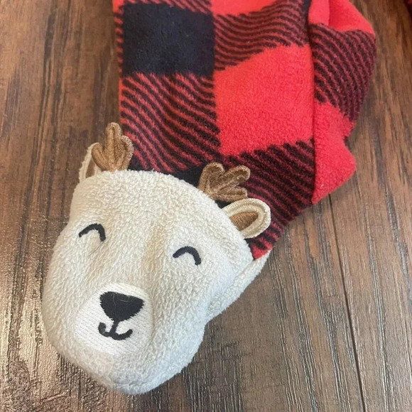 Carter's 6 Months Christmas Footed Pajamas 2 Pack With Santa & Reindeer - Picture 3 of 10